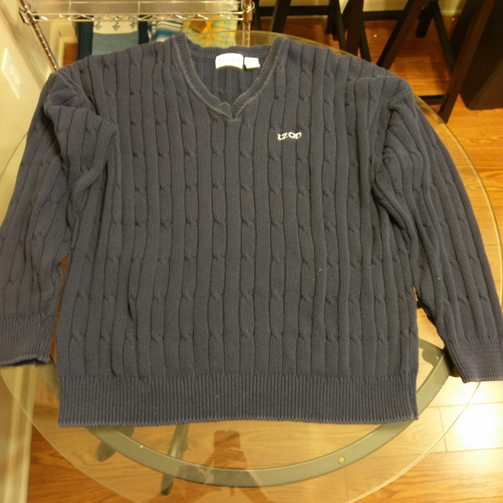 Vintage IZOD KNIT SWEATER 90S USA